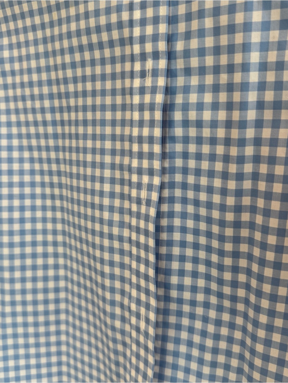 Ralph Lauren Blue & White Gingham Button-Down Shirt - Picture 4 of 7